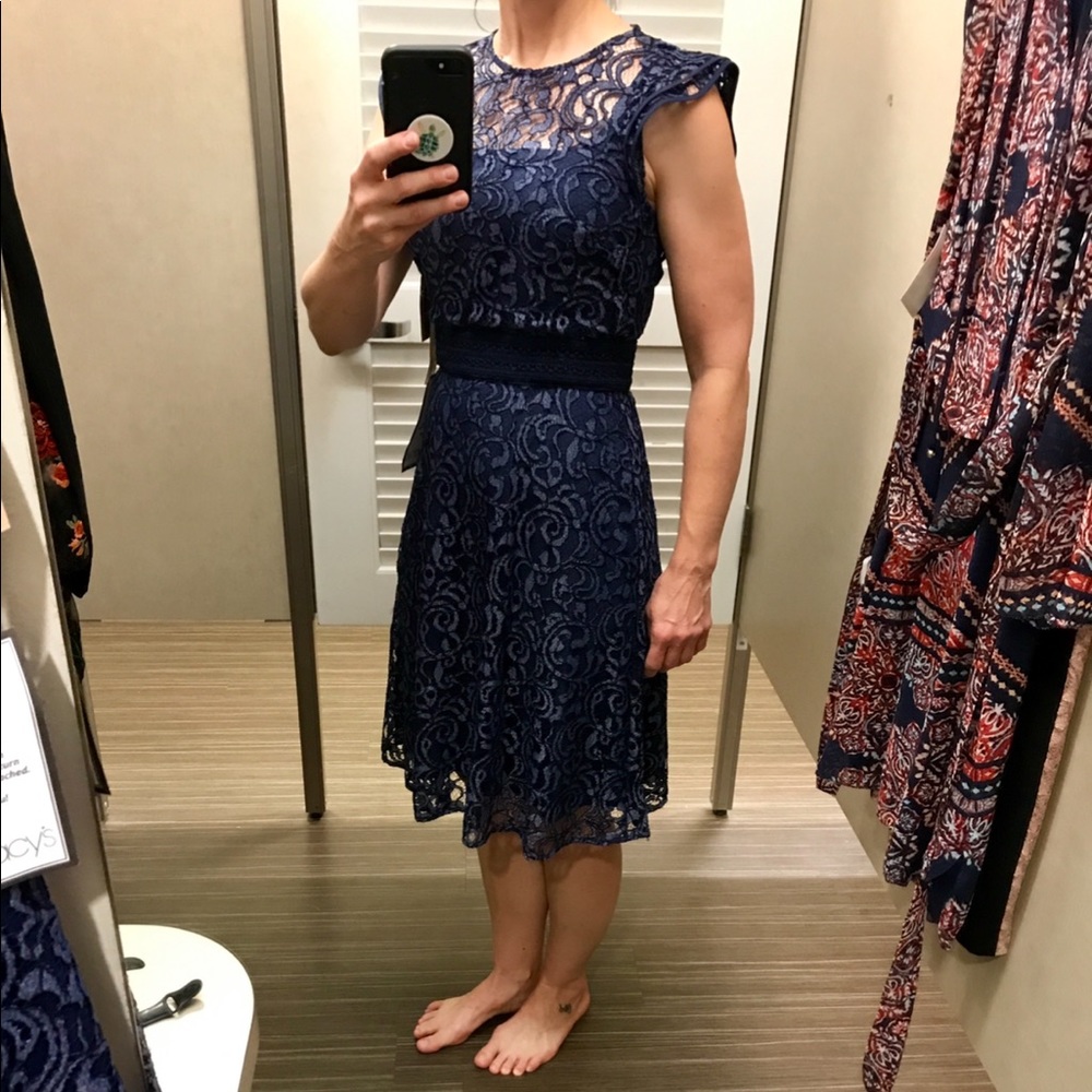 RACHEL ROY Lace Dress Purple